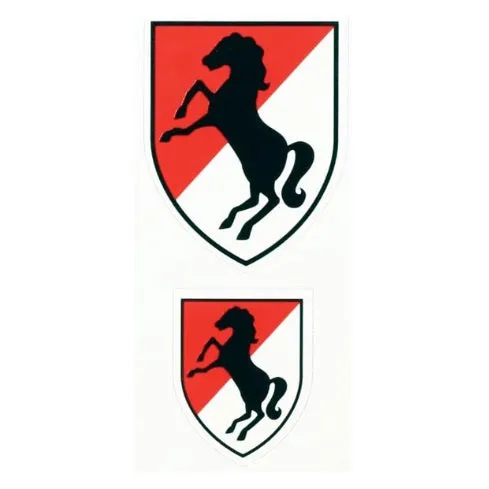 11th Armored Cavalry Decal