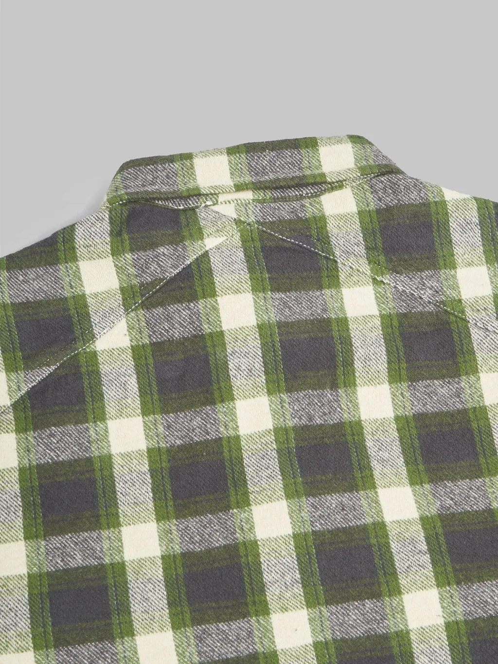 3sixteen Crosscut Flannel Emerald Shaggy Check