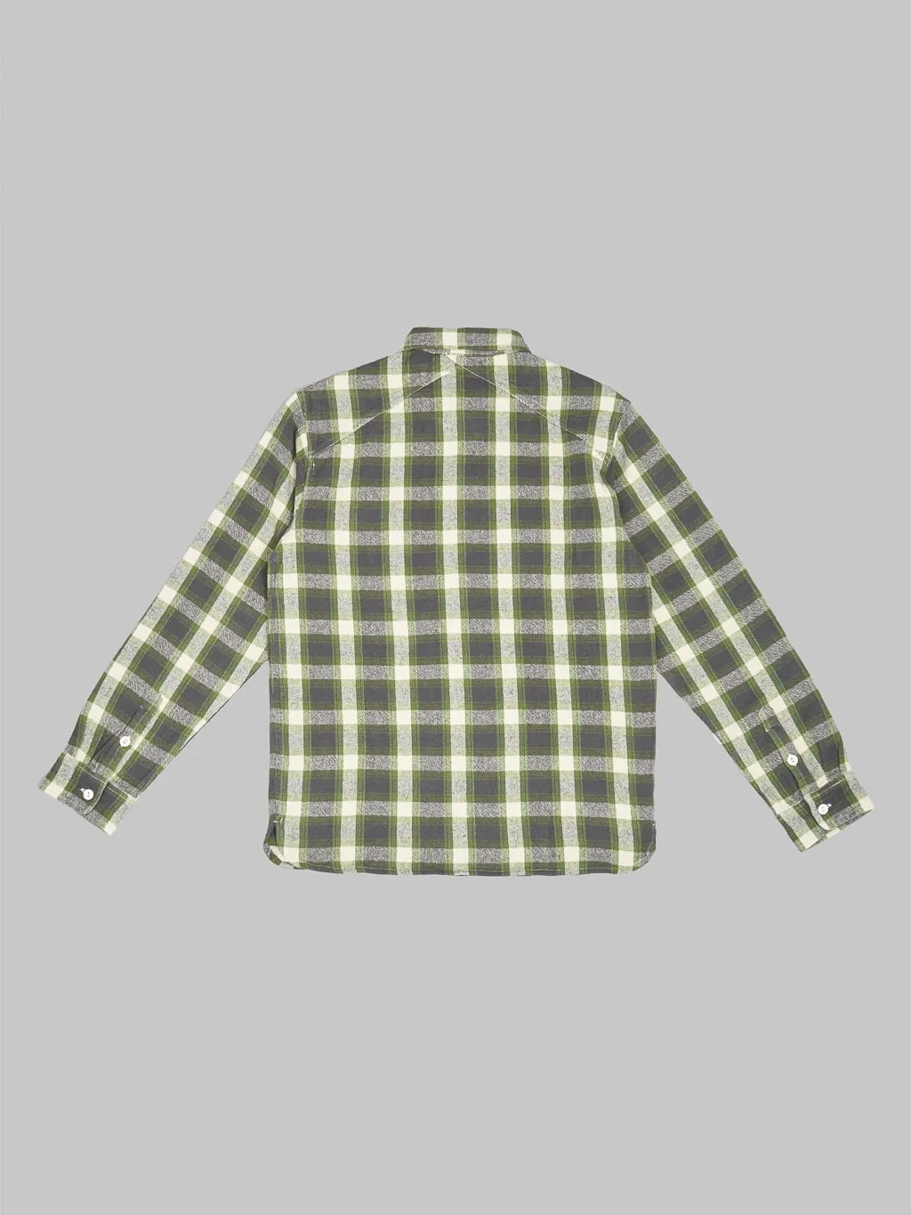 3sixteen Crosscut Flannel Emerald Shaggy Check