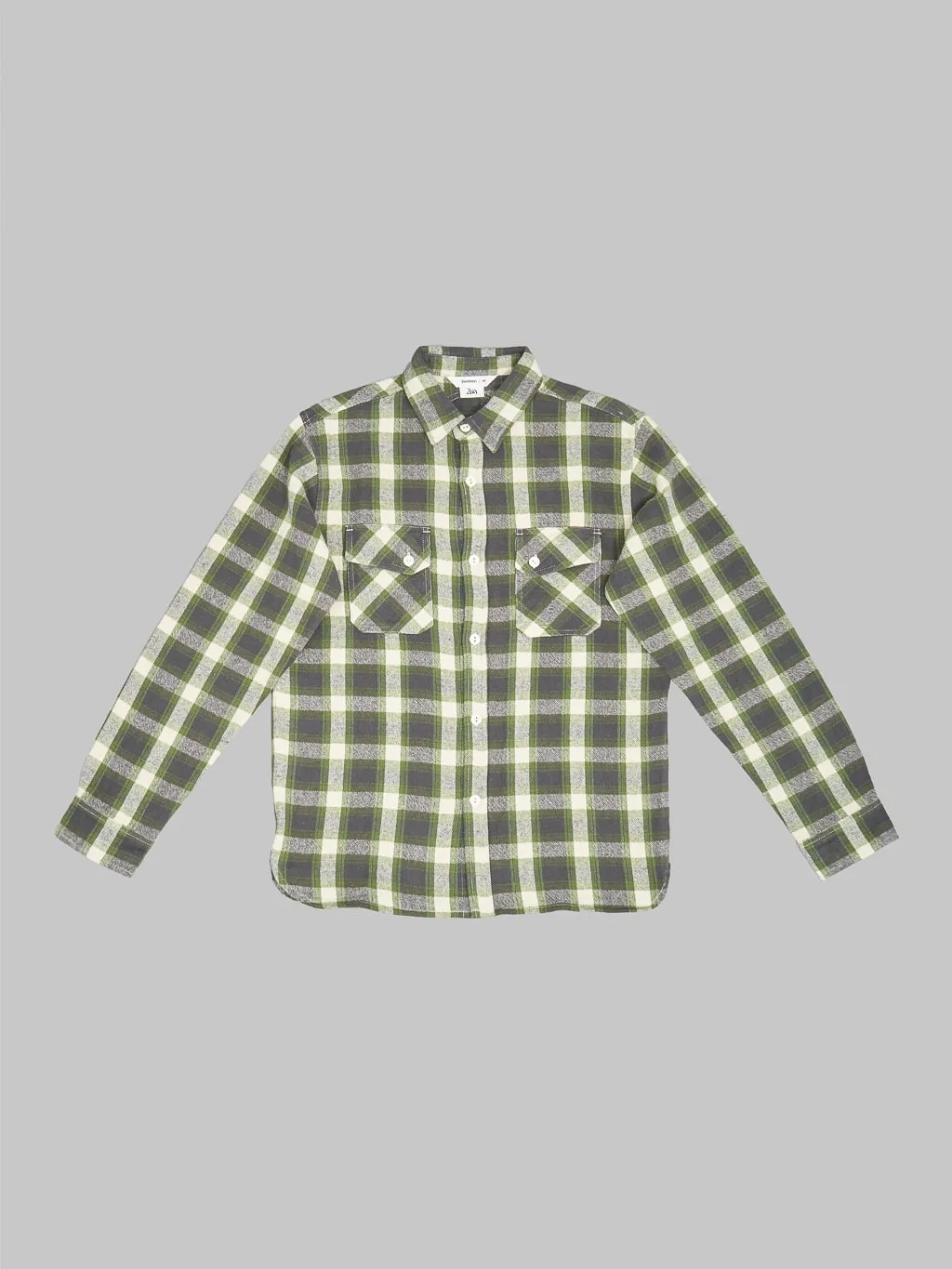 3sixteen Crosscut Flannel Emerald Shaggy Check