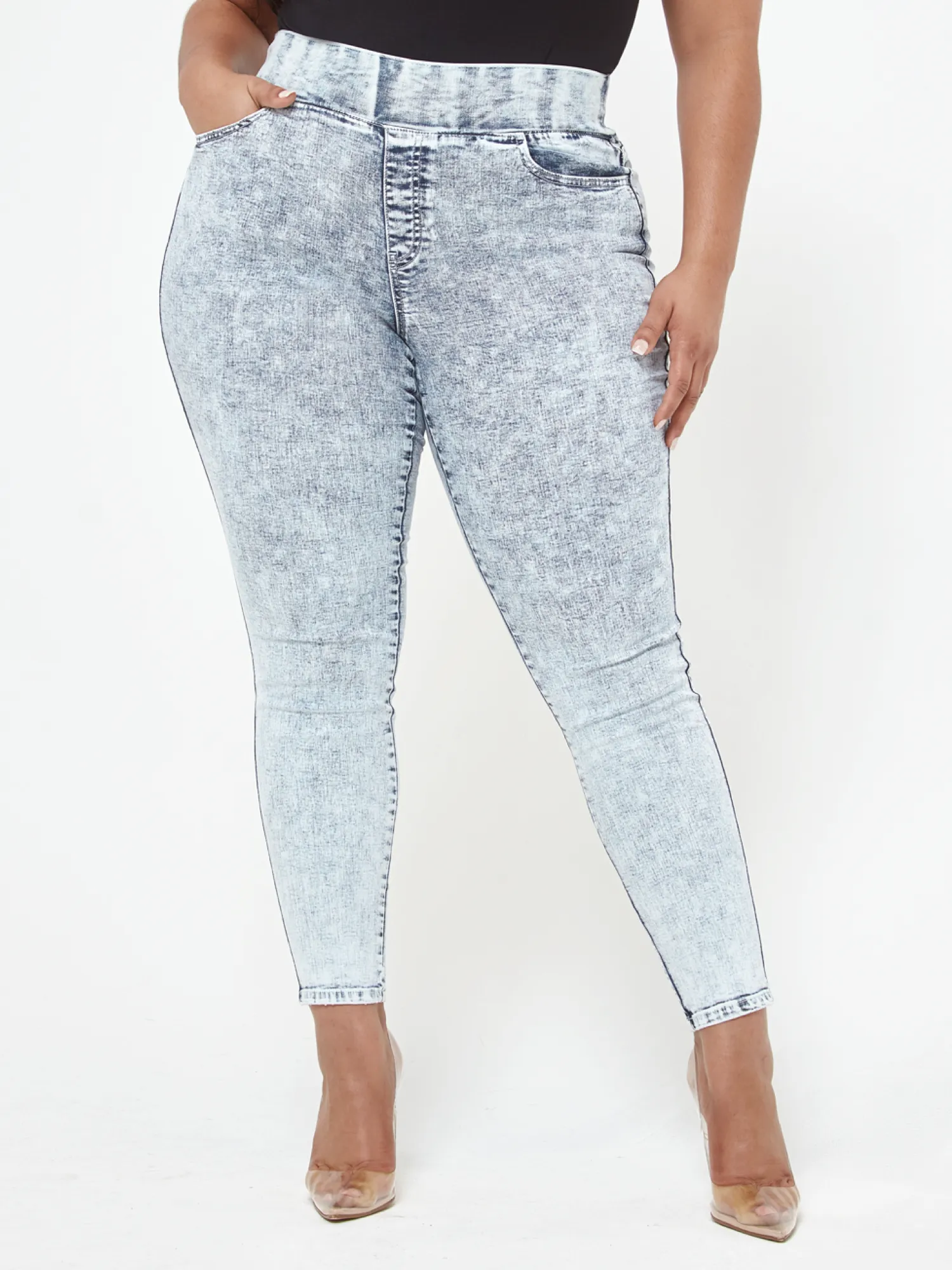 Acid High-Rise Jeggings