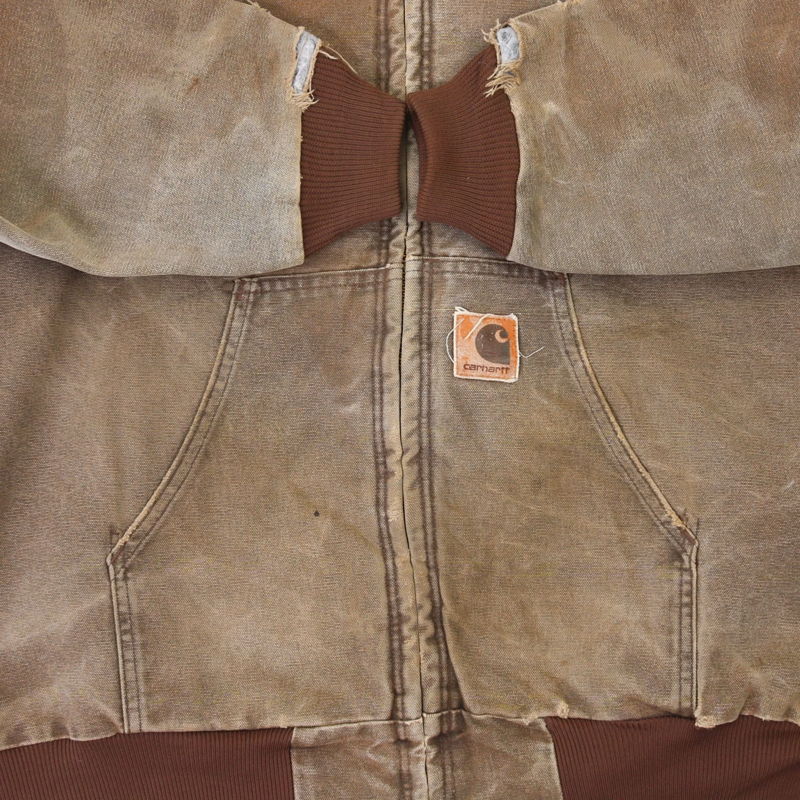 Active Hooded Jacket - Washed Brown