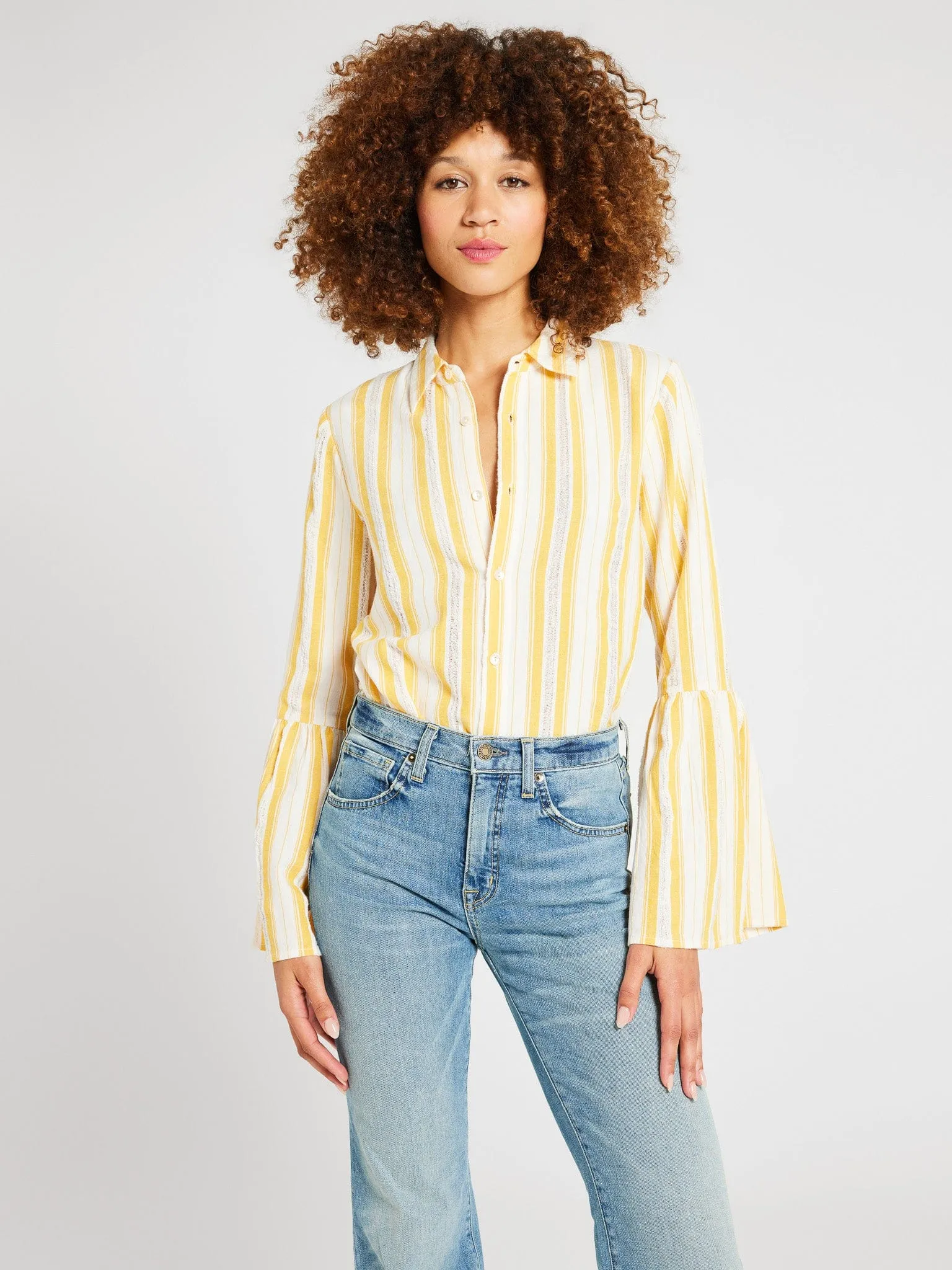 Alyse Top in Citrus Stripe