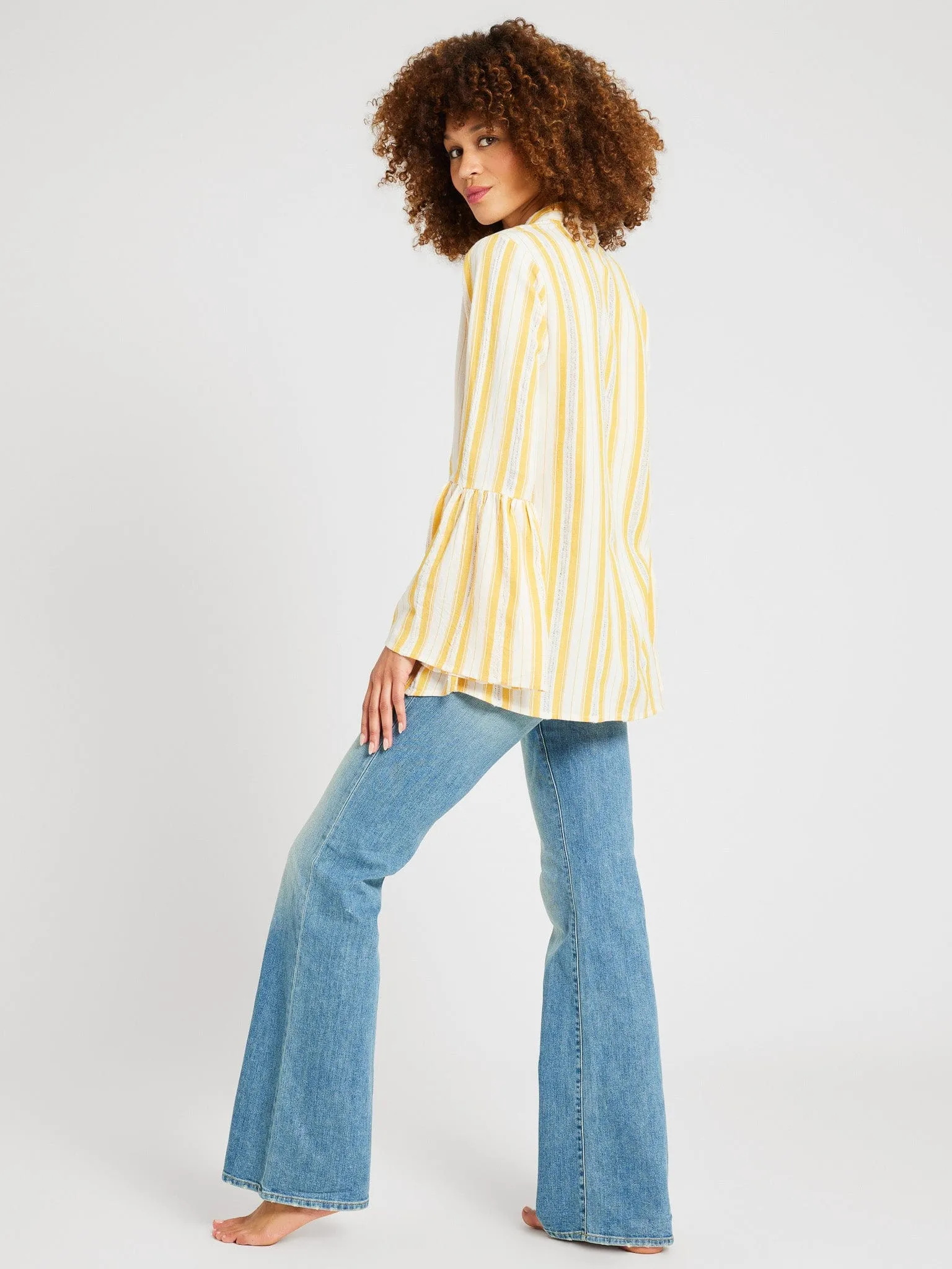 Alyse Top in Citrus Stripe