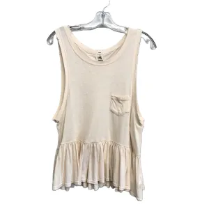 Beige Top Sleeveless By We The Free, Size: Xs