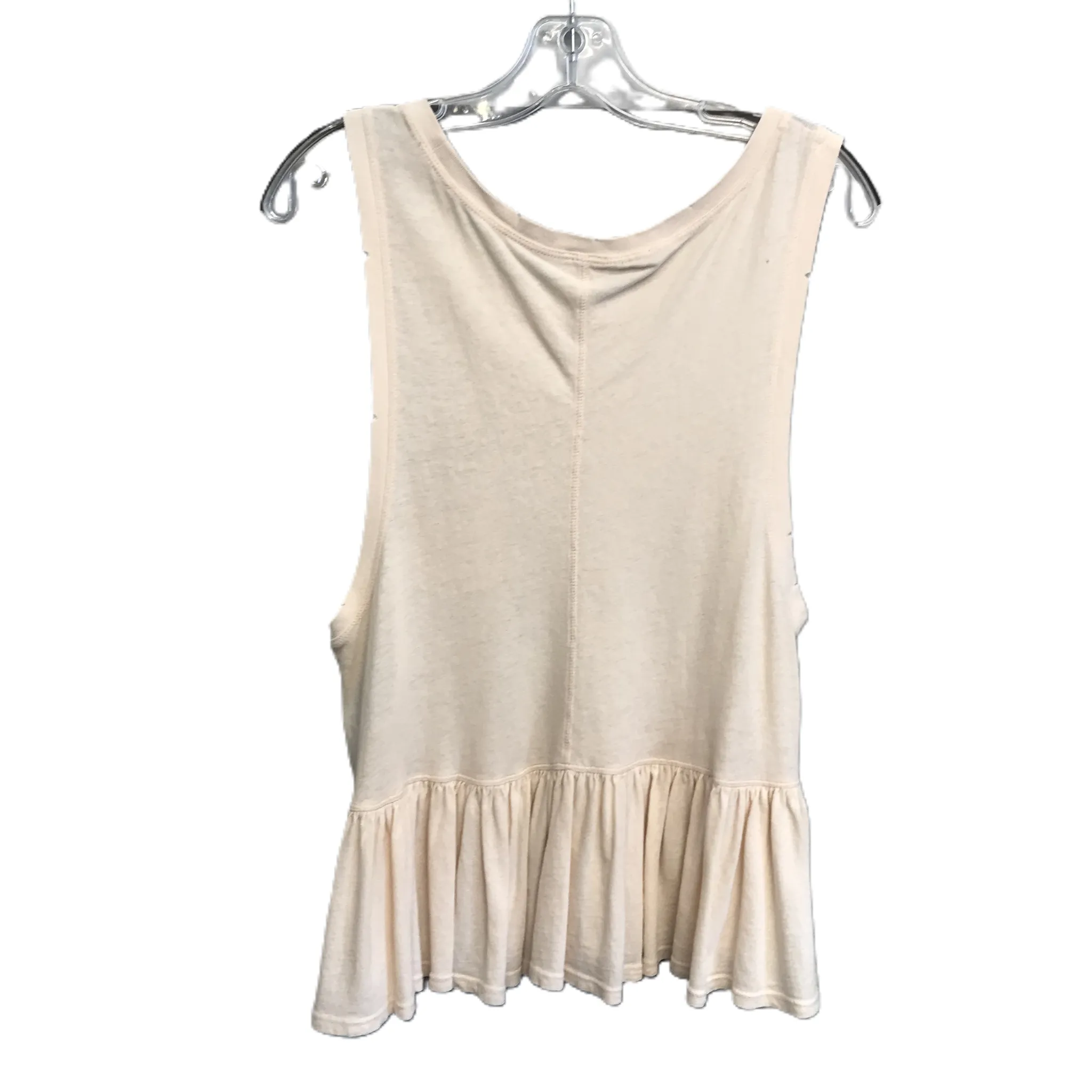 Beige Top Sleeveless By We The Free, Size: Xs