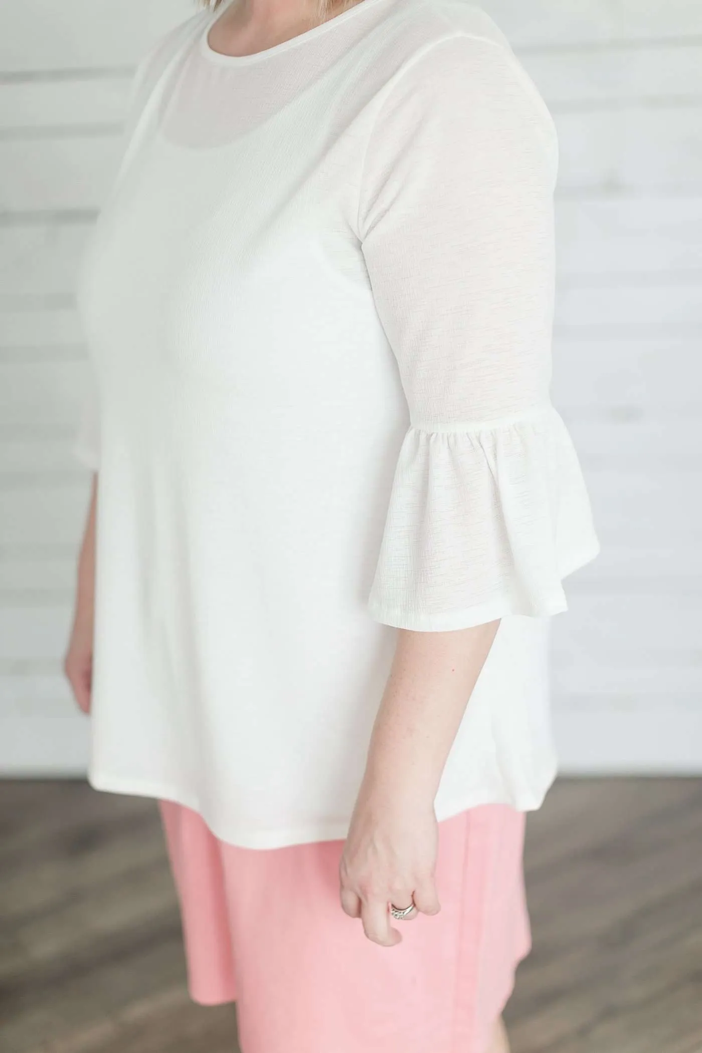 Bell Sleeve Modest Blouse