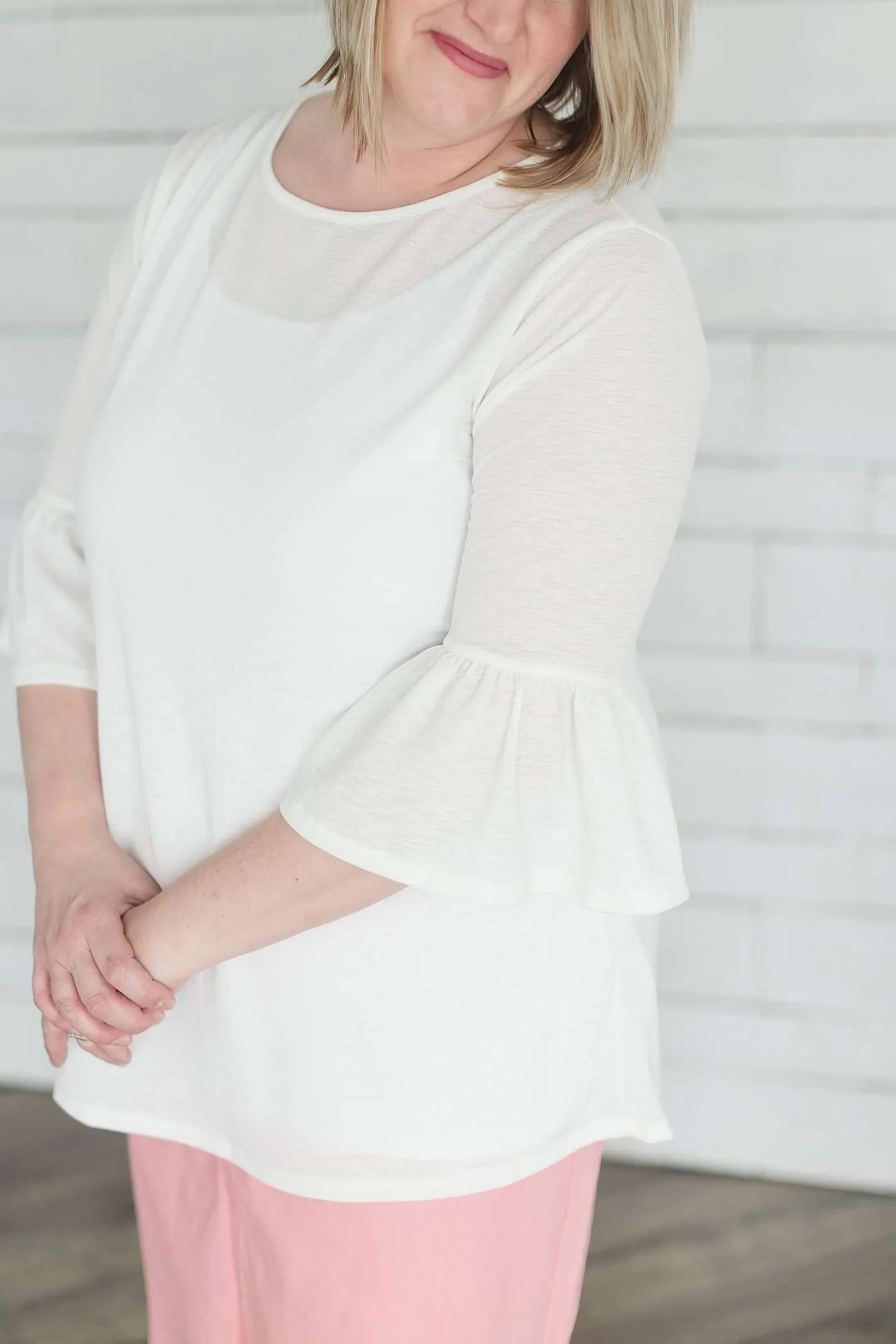 Bell Sleeve Modest Blouse