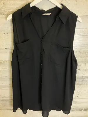 Black Top Sleeveless Maurices, Size 2x