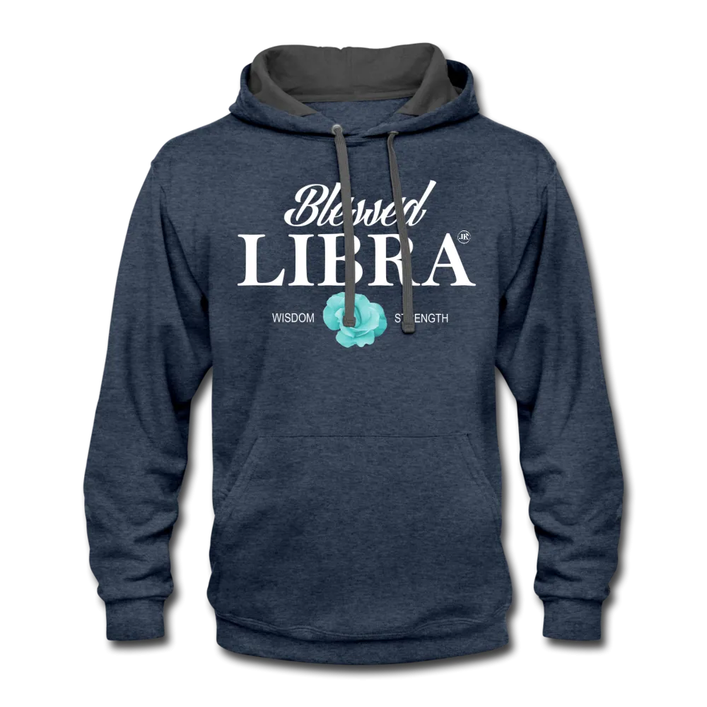 Blessed Libra Men's Hoodie - White