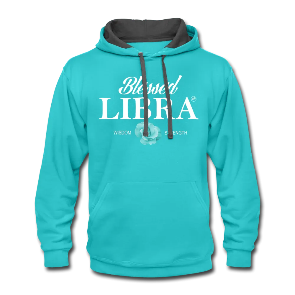 Blessed Libra Men's Hoodie - White