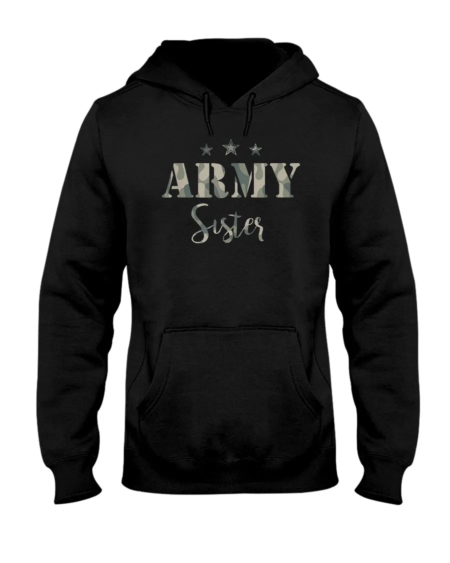 Camouflage Army Sister T-shirts