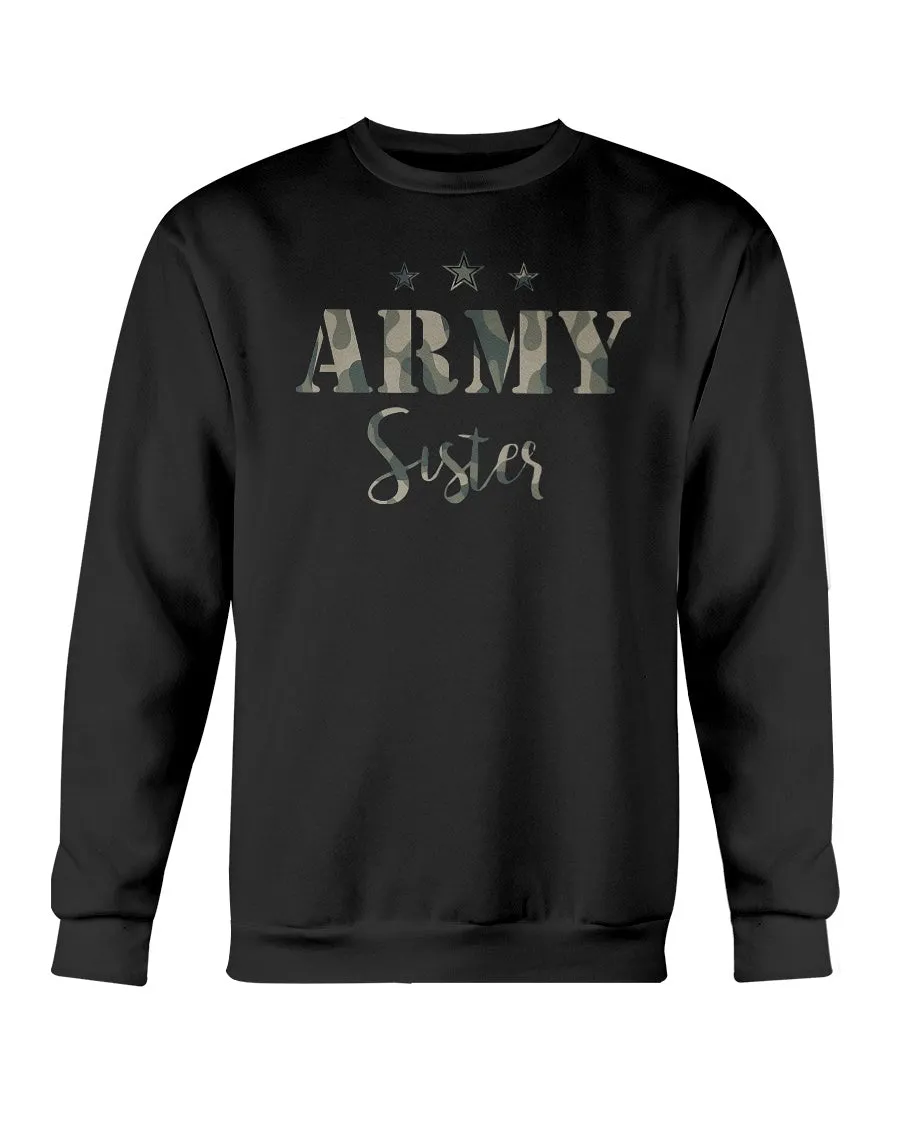 Camouflage Army Sister T-shirts