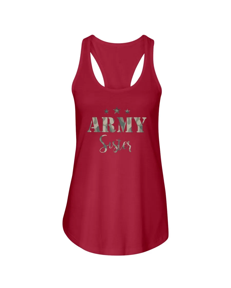 Camouflage Army Sister T-shirts