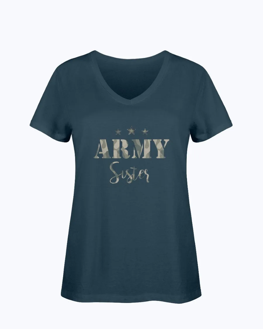 Camouflage Army Sister T-shirts