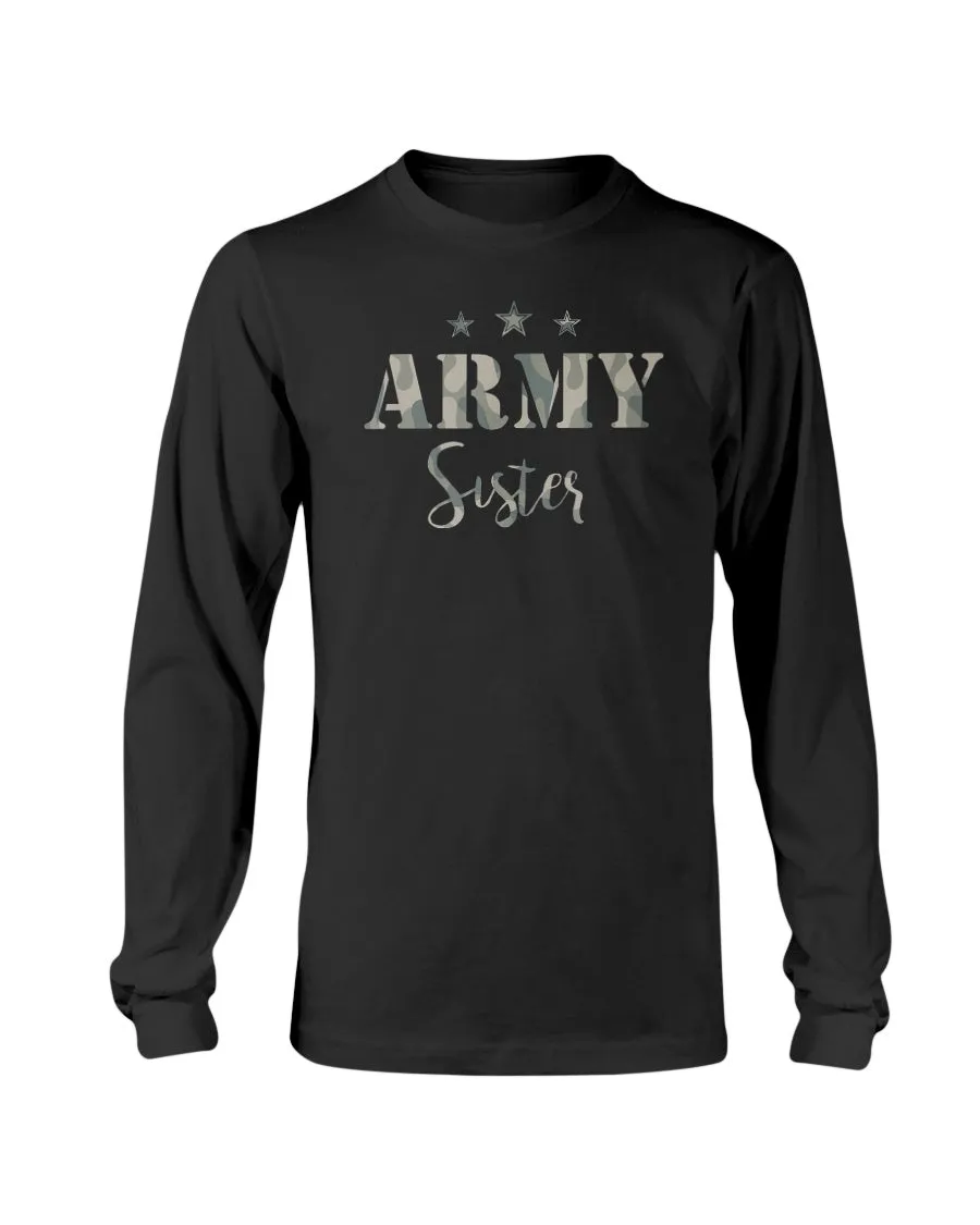 Camouflage Army Sister T-shirts