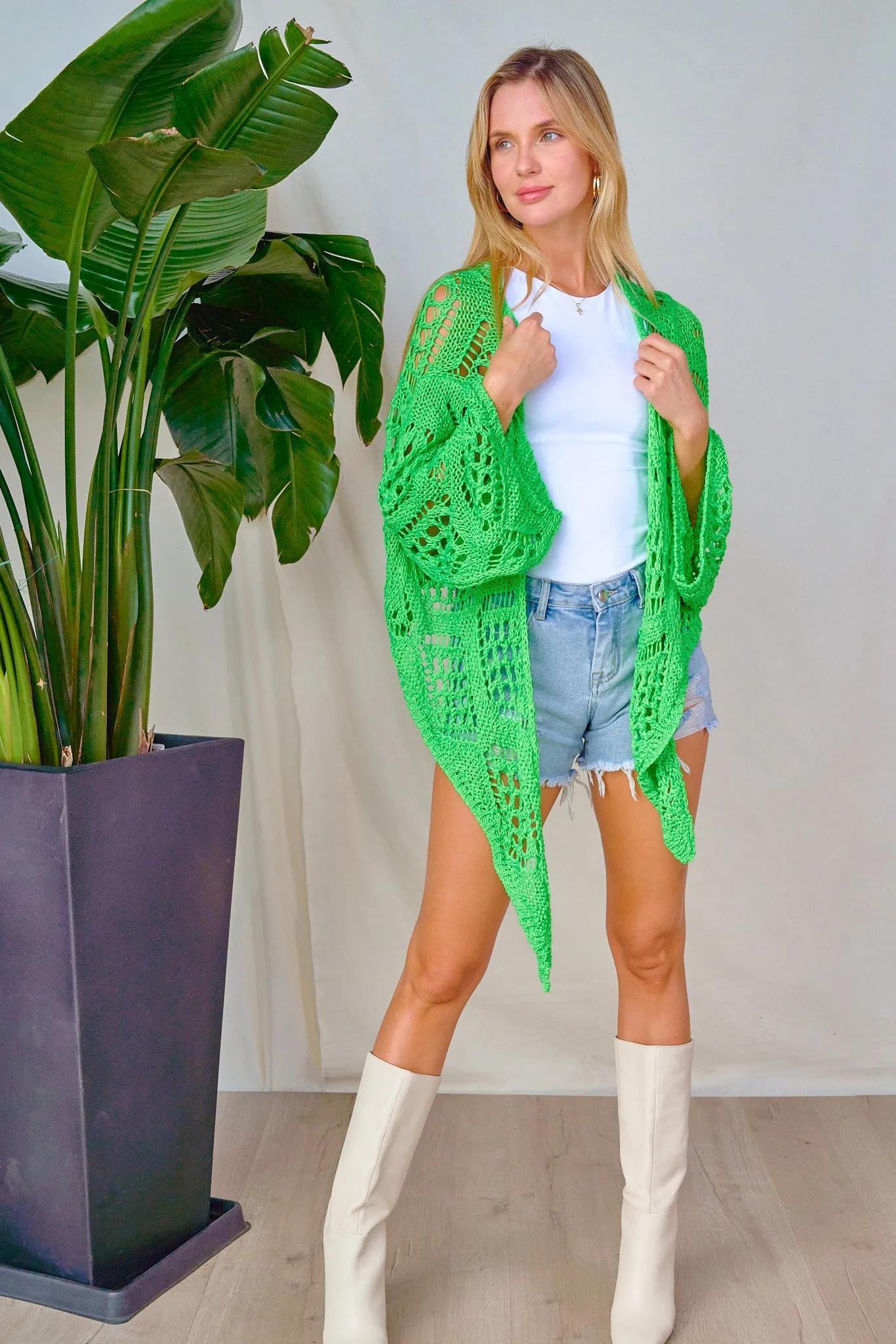 Crochet Bell Sleeve Top