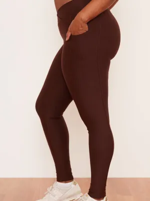 Crossover Pocket Legging - Chai