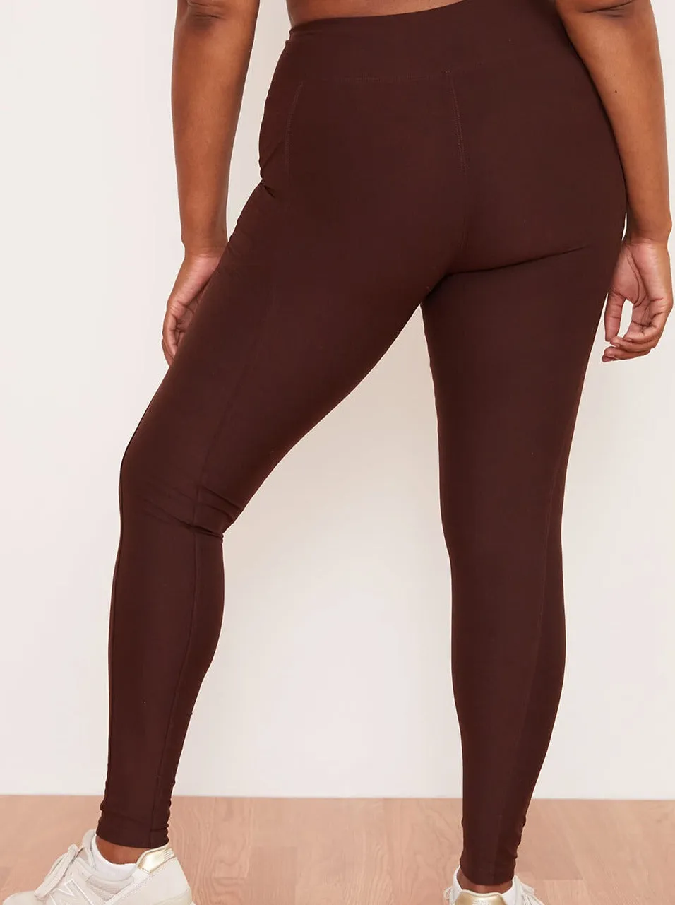 Crossover Pocket Legging - Chai