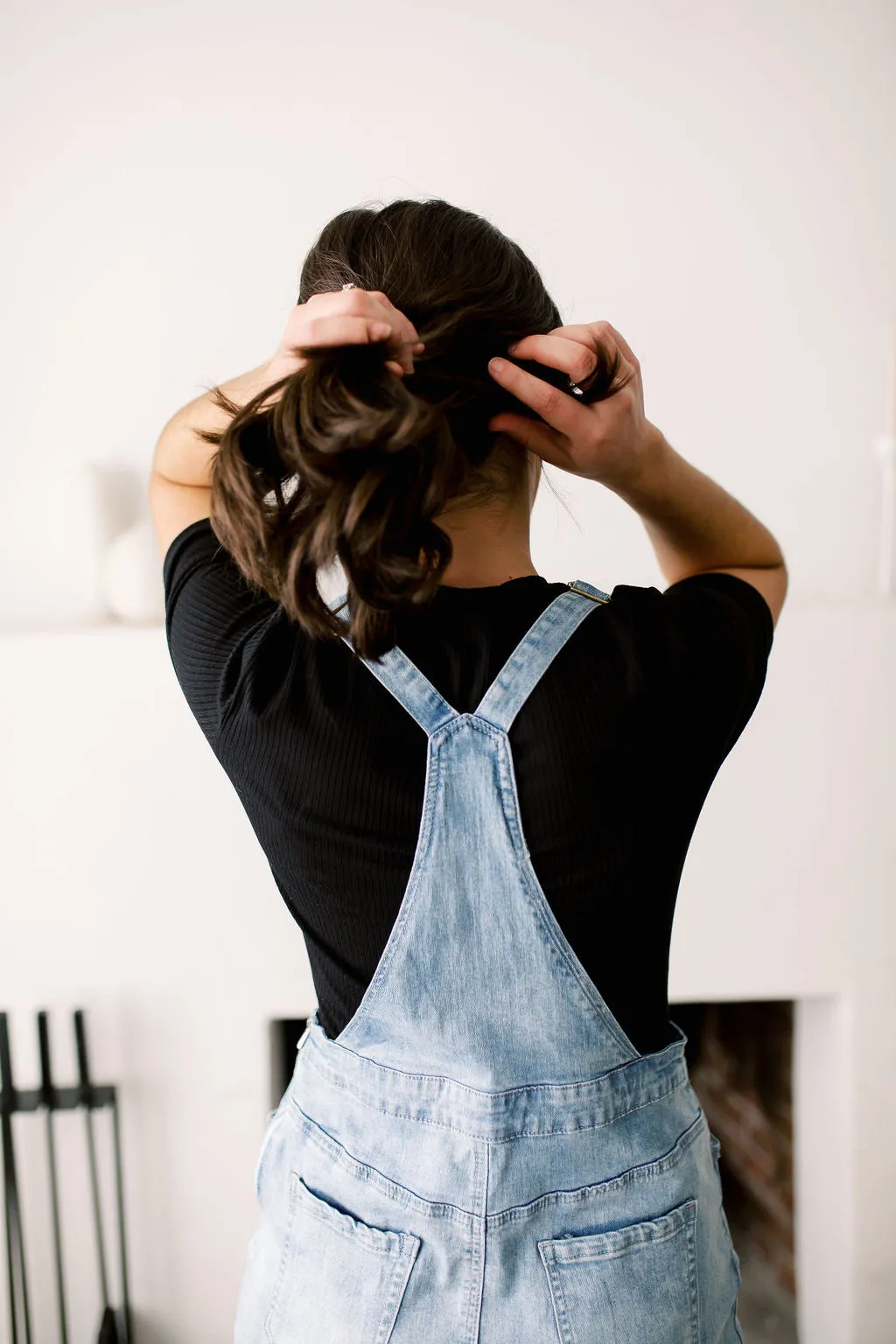 'Emerson' Light Denim Skirt Overalls