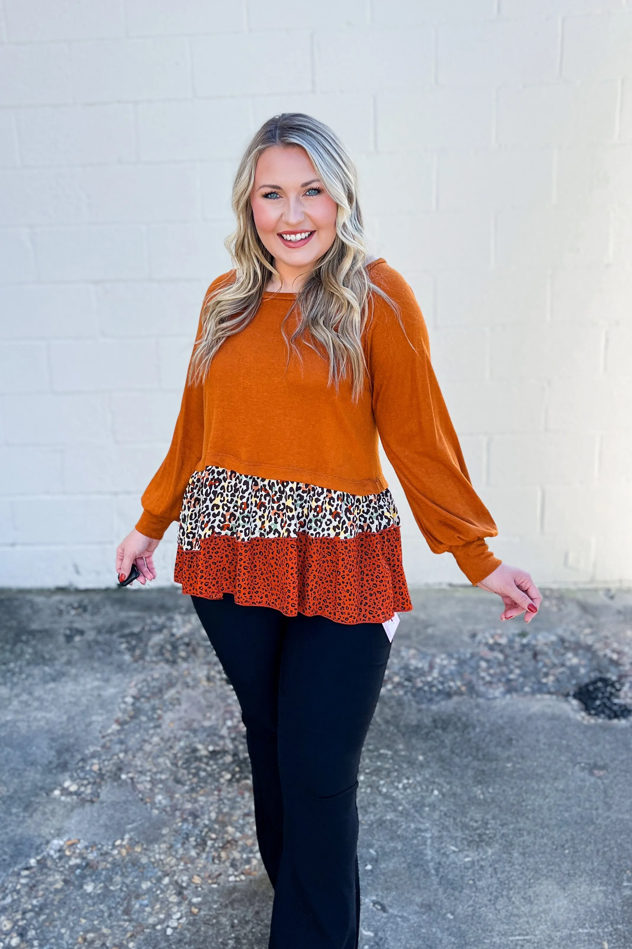 Fall Is Here Peplum Top