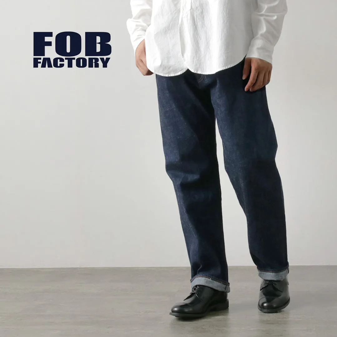 FOB FACTORY / F1147 Wide denim 5P pants