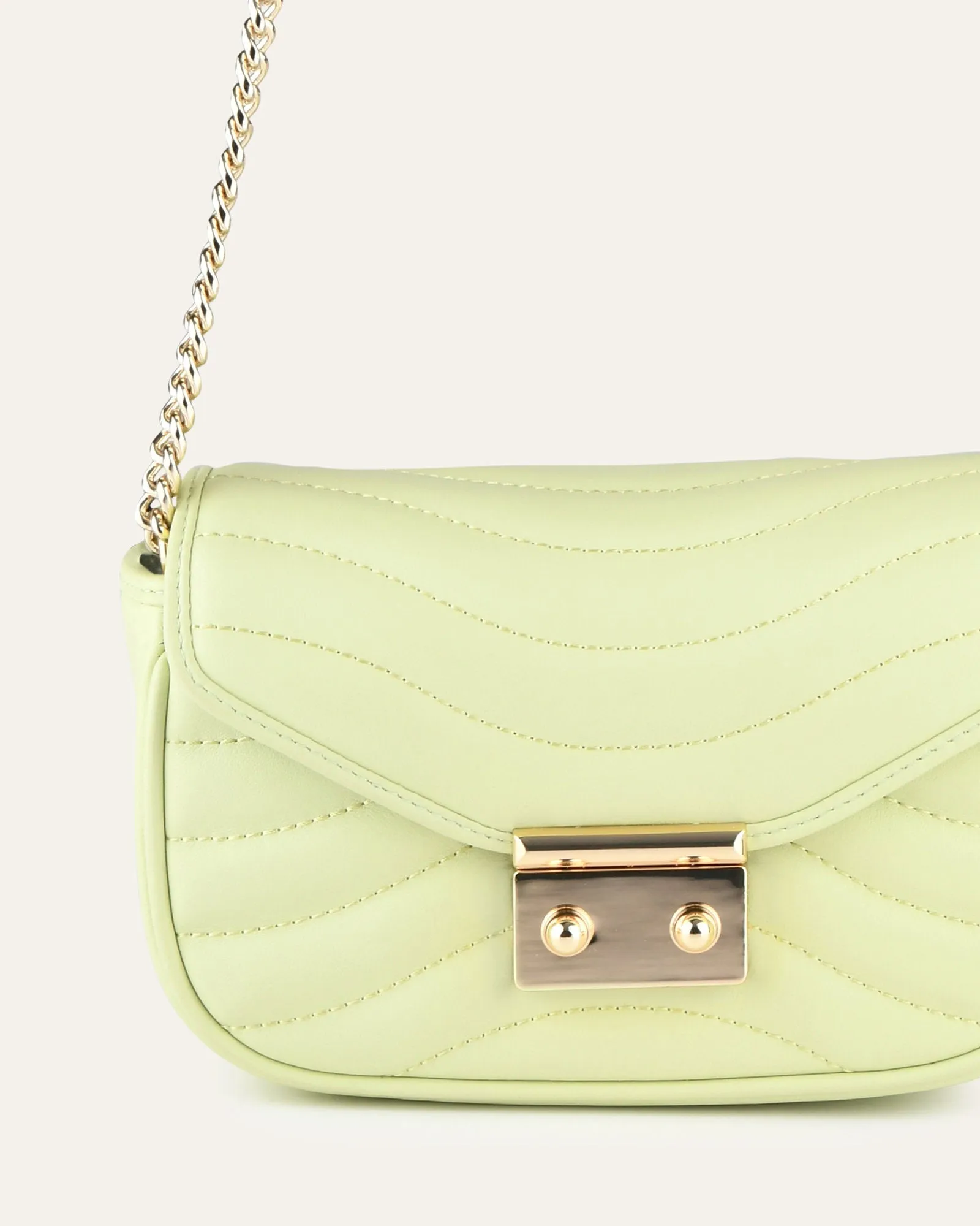 MAYA CROSS BODY HONEYDEW GREEN LEATHER