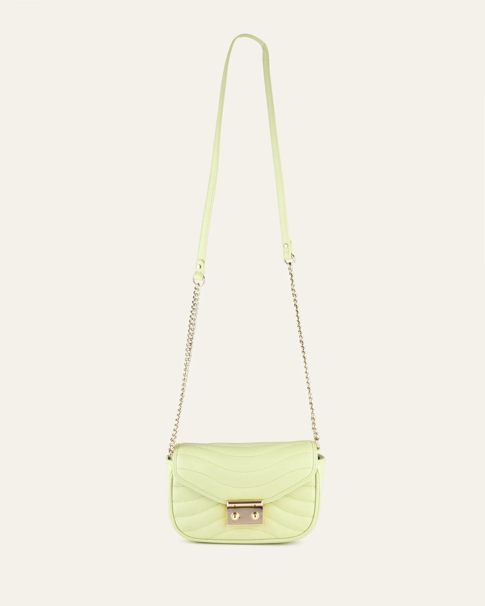 MAYA CROSS BODY HONEYDEW GREEN LEATHER