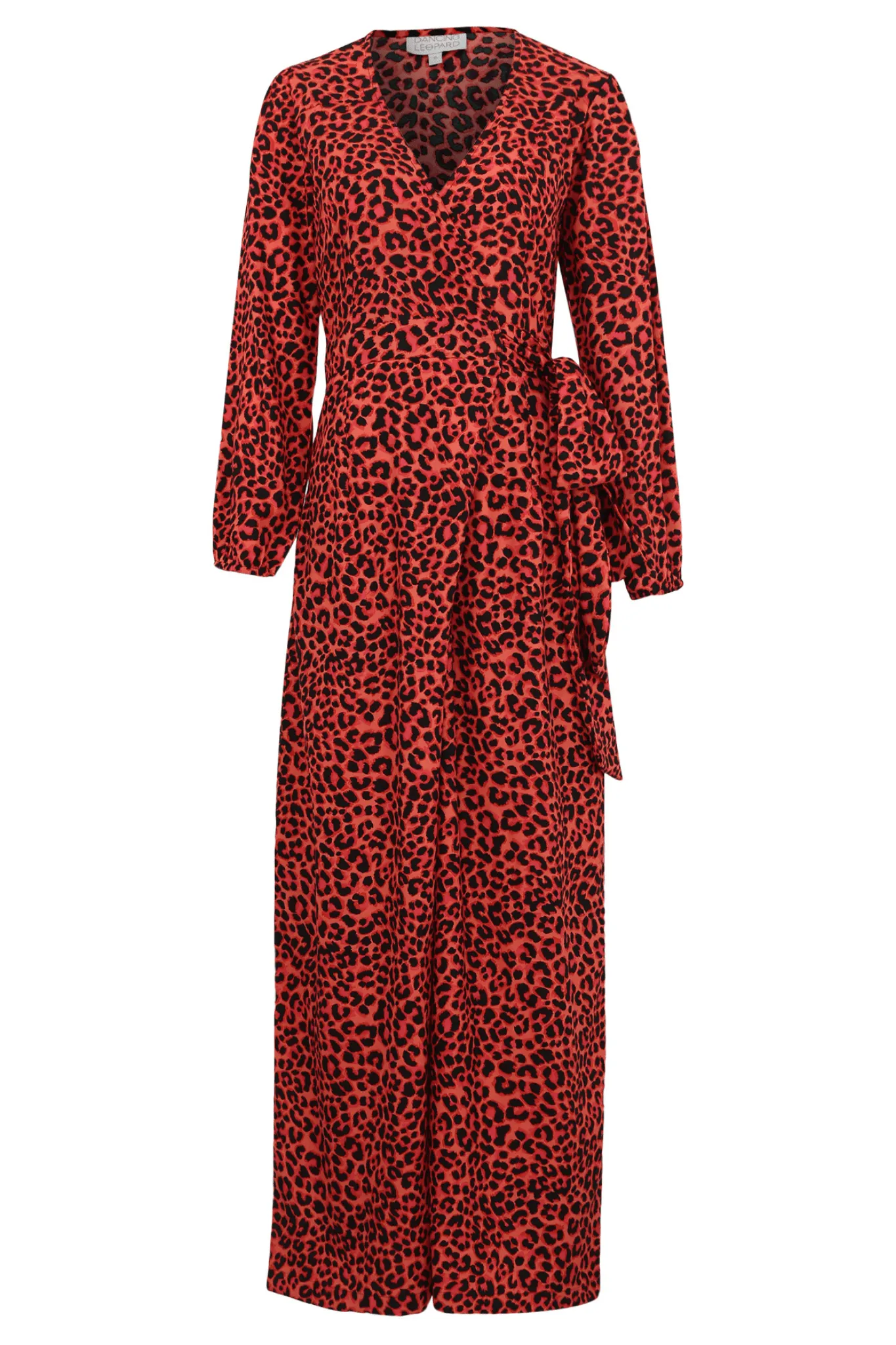 Mossie Jumpsuit Ruby Red Leopard