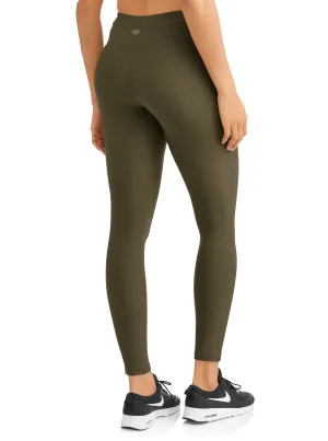 N.Y.L. Sport Women's Active Drawstring Performance Legging With Front Pockets