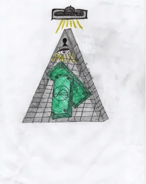 "The Pyramid Unlocking the Third Eye" (Original) by Sammie Sinclair