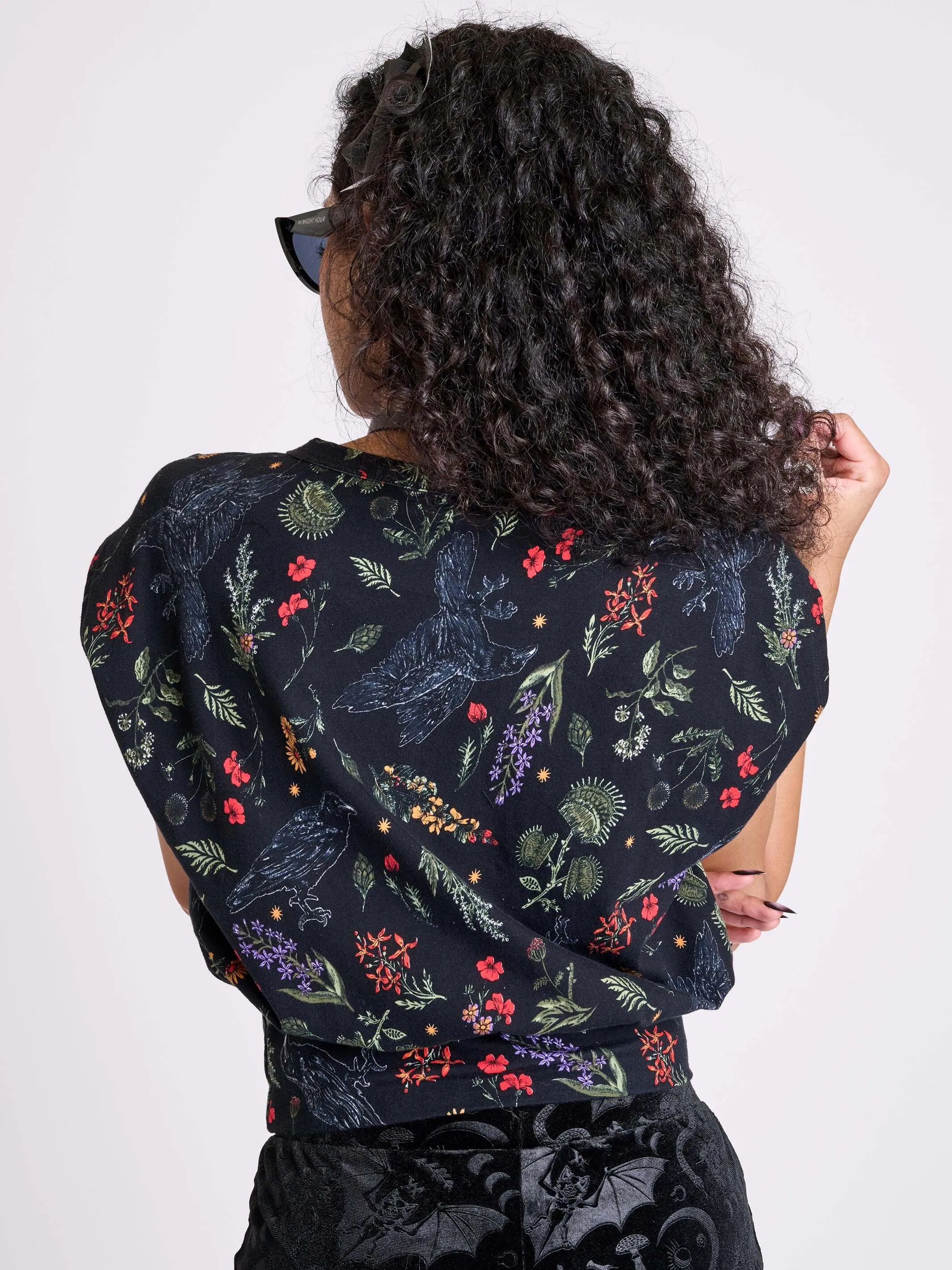 Raven's Garden Blouson Top