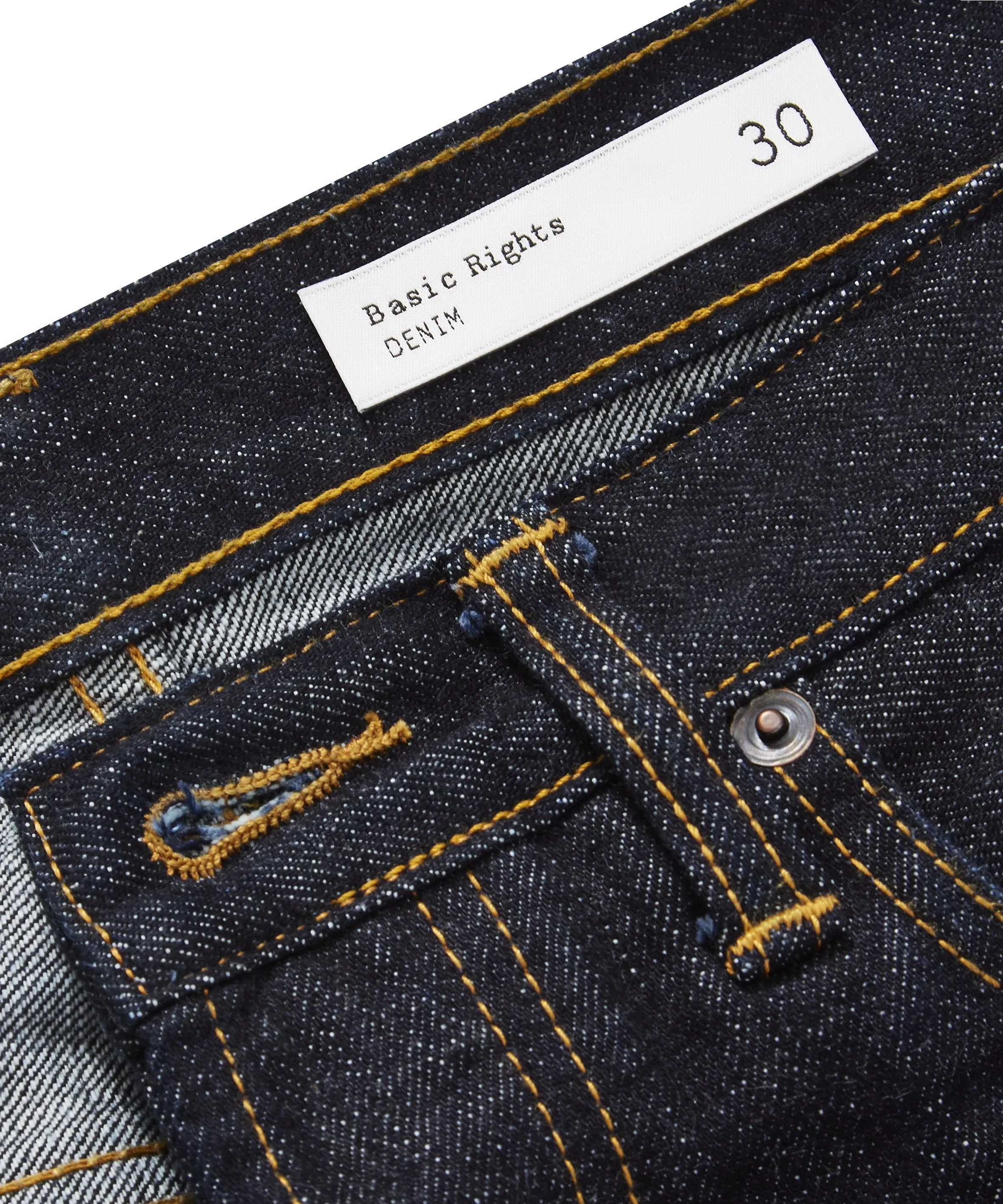 Selvage Straight Leg Jeans - Indigo