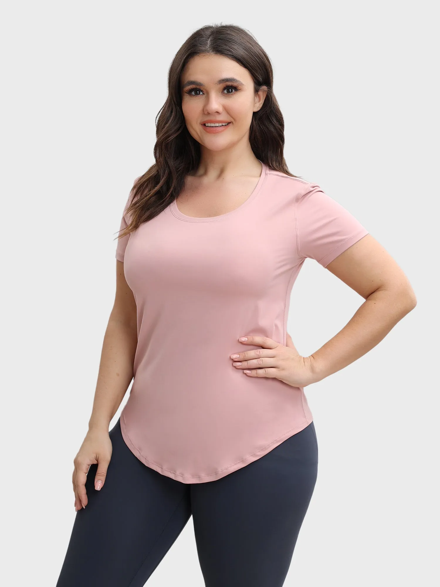 Simplicity Loose Lightweight Breathable Sports Tee