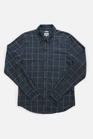 Sutton Slim Shirt / Navy Windowpane