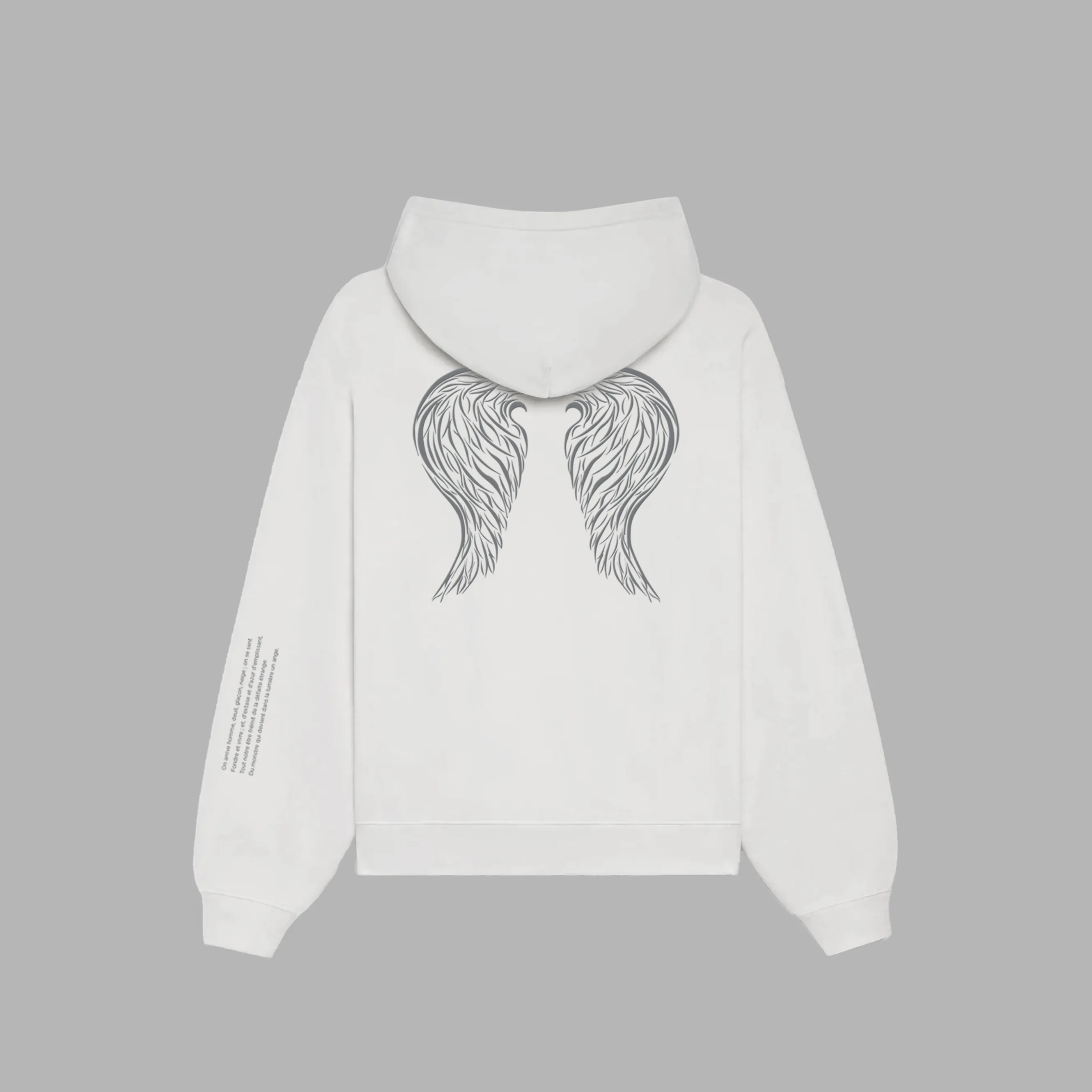 Whte Angel Hoodie