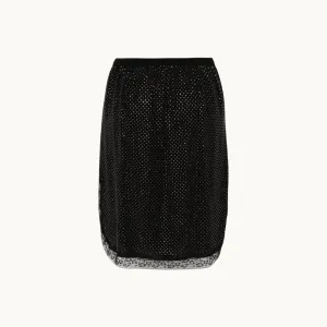 Zadig & Voltaire Jozy Strass Skirt - Noir